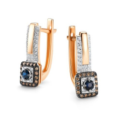 Серьги с английским замком 25800-170