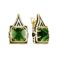 Серьги с английским замком 12-879-60402