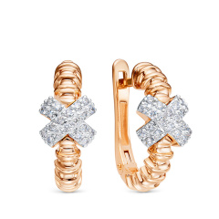 Серьги с английским замком БР122979