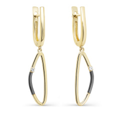 Серьги с английским замком 12-21461-1089