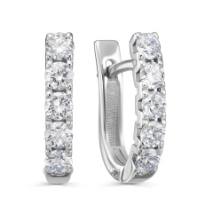 Серьги с английским замком 12-11547-1000