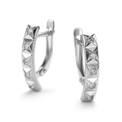 Серьги с английским замком 26733-200