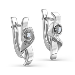 Серьги с английским замком 12-11306-1000