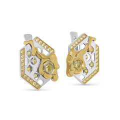 Серьги с английским замком 12-621-40687