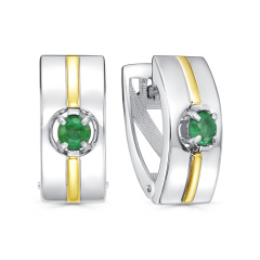 Серьги с английским замком 12-647-1287