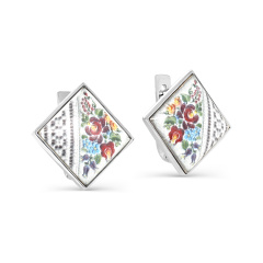 Серьги с английским замком 12-655-0043