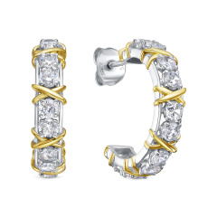 Серьги с английским замком 12-8002-7987