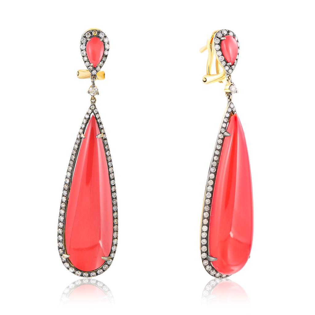 

Серьги с французским замком из золота юаE11373WQR