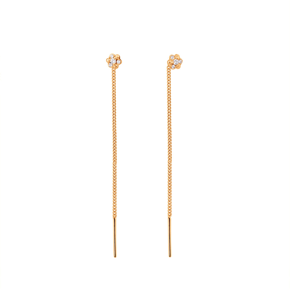 

Серьги-продевки из золота