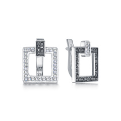 Серьги с английским замком 4138-21901