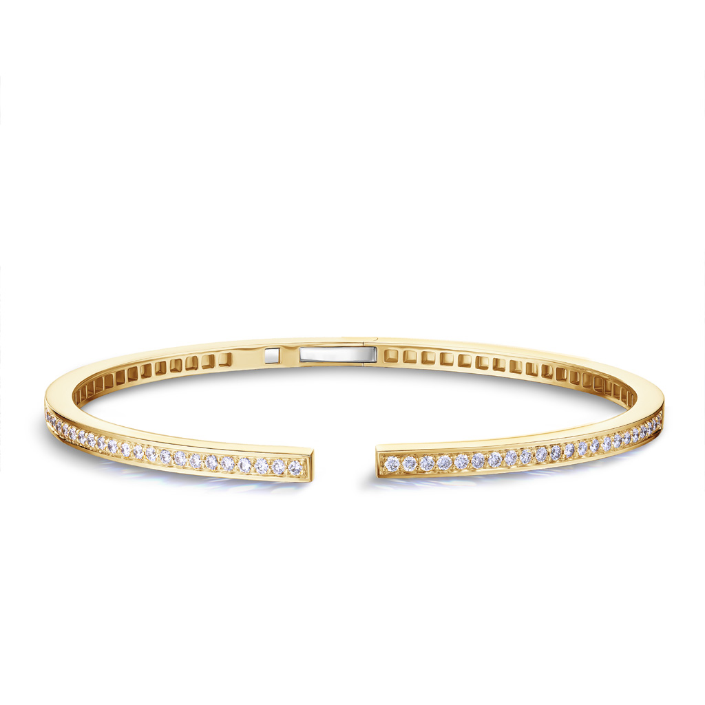 Браслет декоративный из желтого золота с бриллиантами RD0005804102170