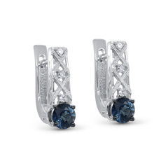 Серьги с английским замком 12-11904-1189
