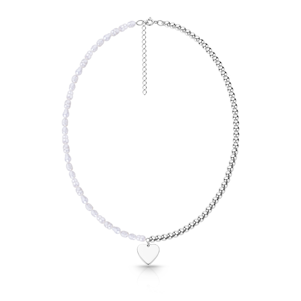 Колье из серебра с жемчугом 84612030400