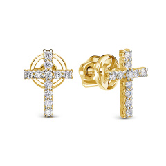 Серьги Пусеты БР152449л
