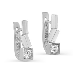 Серьги с английским замком 12-11851-1000