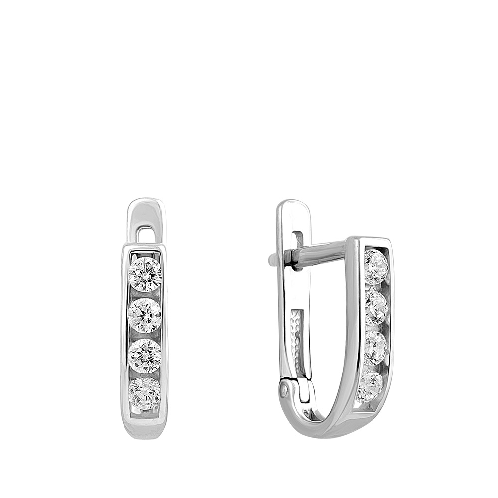 

Серьги с английским замком из серебра 21-1482-23-01