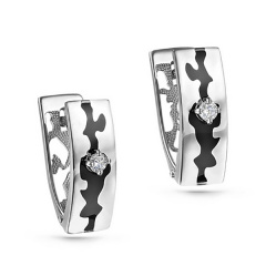 Серьги с английским замком 12-11231-1002