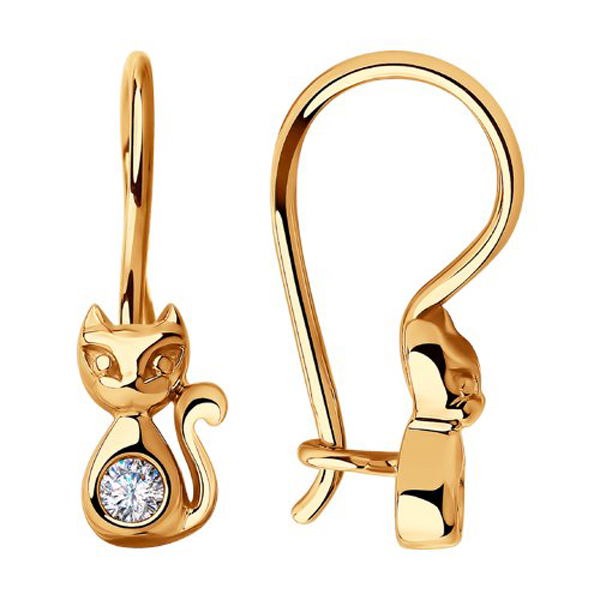 

Серьги детские из золота 028430