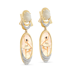 Серьги с английским замком 12-21837-6200