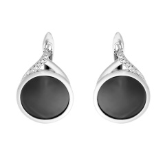 Серьги с английским замком TC-E01377-B-W-X-X-W