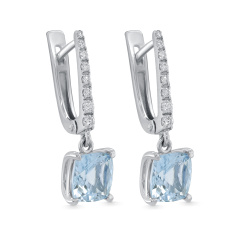 Серьги с английским замком 12-11886-10300
