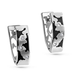 Серьги с английским замком 12-11234-1002