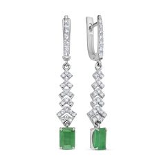 Серьги с английским замком 12-12127-1200