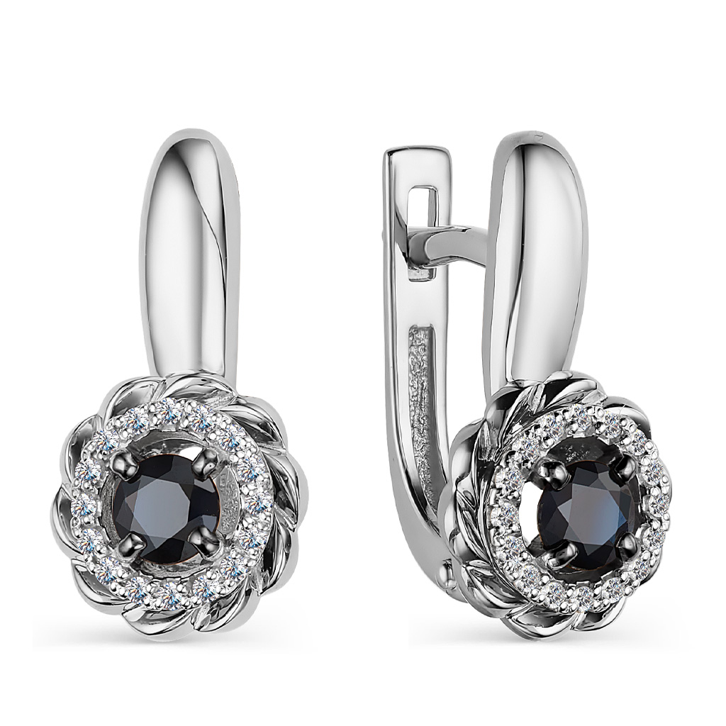 

Серьги с английским замком из золота 23885-202