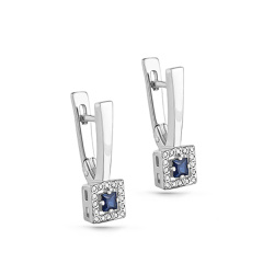 Серьги с английским замком 12-11023-1100
