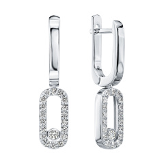 Серьги с английским замком ЗС-91770-I