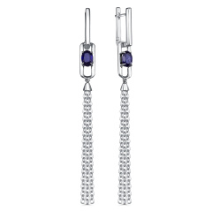 Серьги с английским замком 12-840-1100