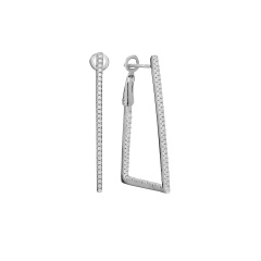 Серьги Конго CZ-E02350-X-W-X-X-W