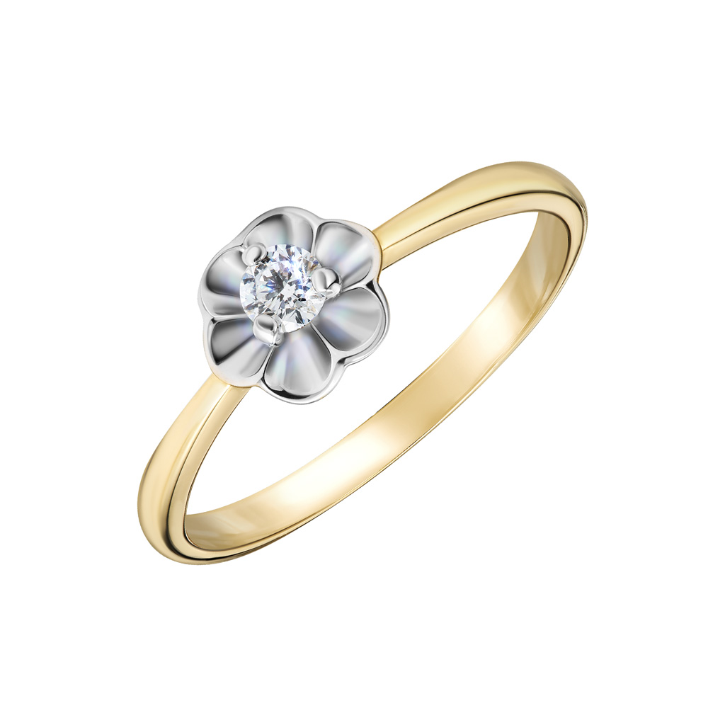 Золотое помолвочное кольцо с бриллиантом неизвестное золотое кольцо россии