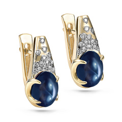 Серьги с английским замком 12-21100-1400