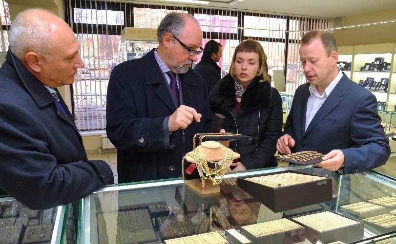 Посол Аргентины на заводе Бронницкий Ювелир!