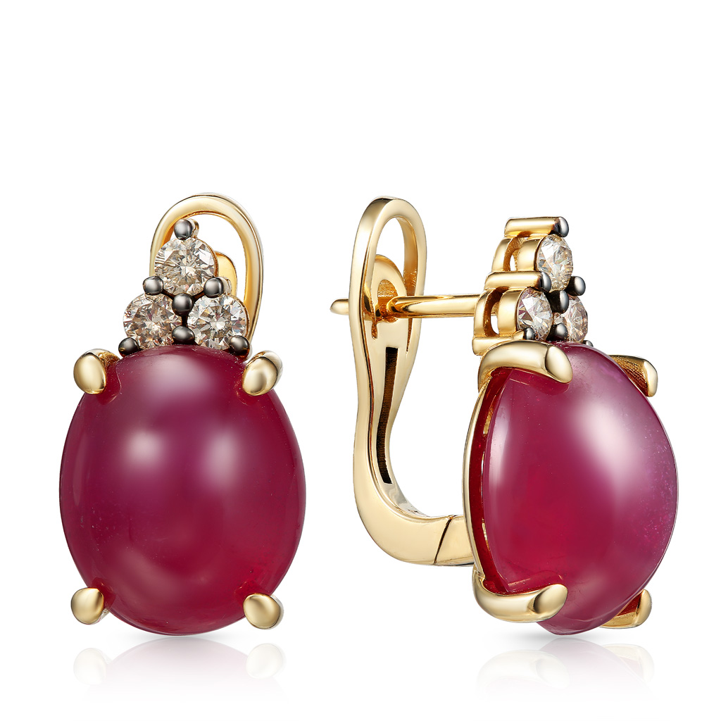 Серьги из золота