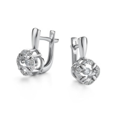 Серьги с английским замком 26065-200
