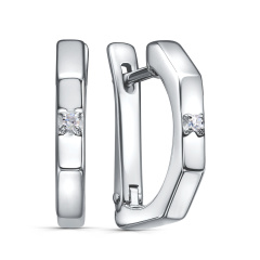 Серьги с английским замком 12-948-1000