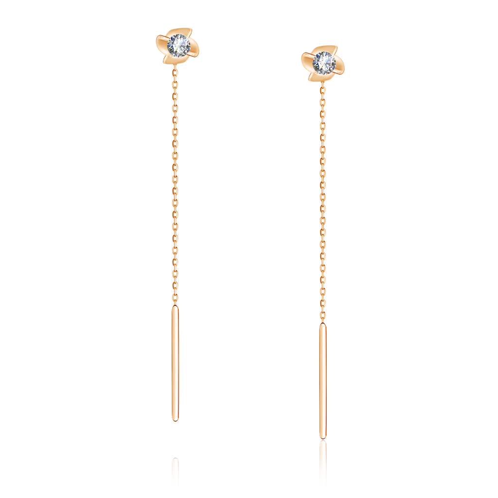 

Серьги-продевки из золота 01С117249