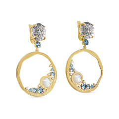 Серьги с английским замком 12-582-5131