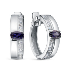 Серьги с английским замком 12-963-21389