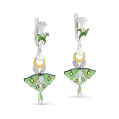 Серьги с английским замком 12-625-7901