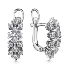 Серьги с английским замком 25731-200