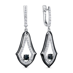 Серьги с английским замком 12-12057-1189