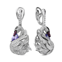 Серьги с английским замком 02-3193/6