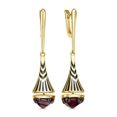 Серьги с английским замком 12-878-60302