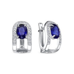 Серьги с английским замком 12-837-1100