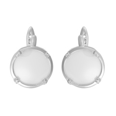 Серьги с английским замком TC-E01385-W-W-X-X-W