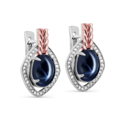 Серьги с английским замком 12-11377-1400