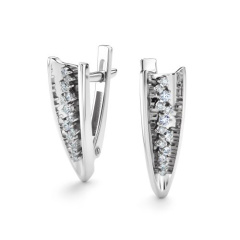 Серьги с английским замком 26313-200